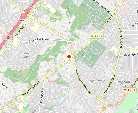 Map showing Berix