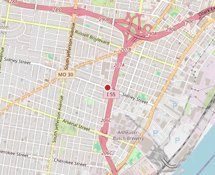 Map showing Peacemaker Lobster & Crab