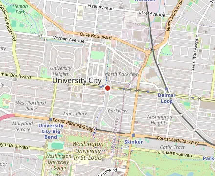 Map showing Blueberry Hill