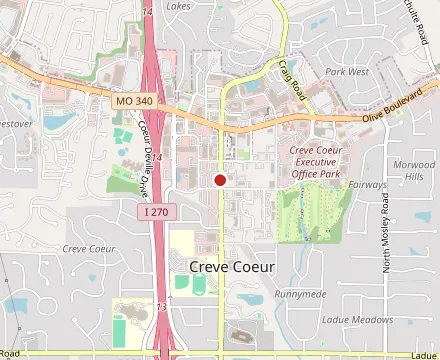 Map showing Gioia's Deli