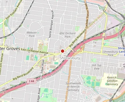 Map showing DD Mau Vietnamese Eatery