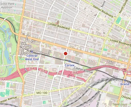 Map showing Vicia